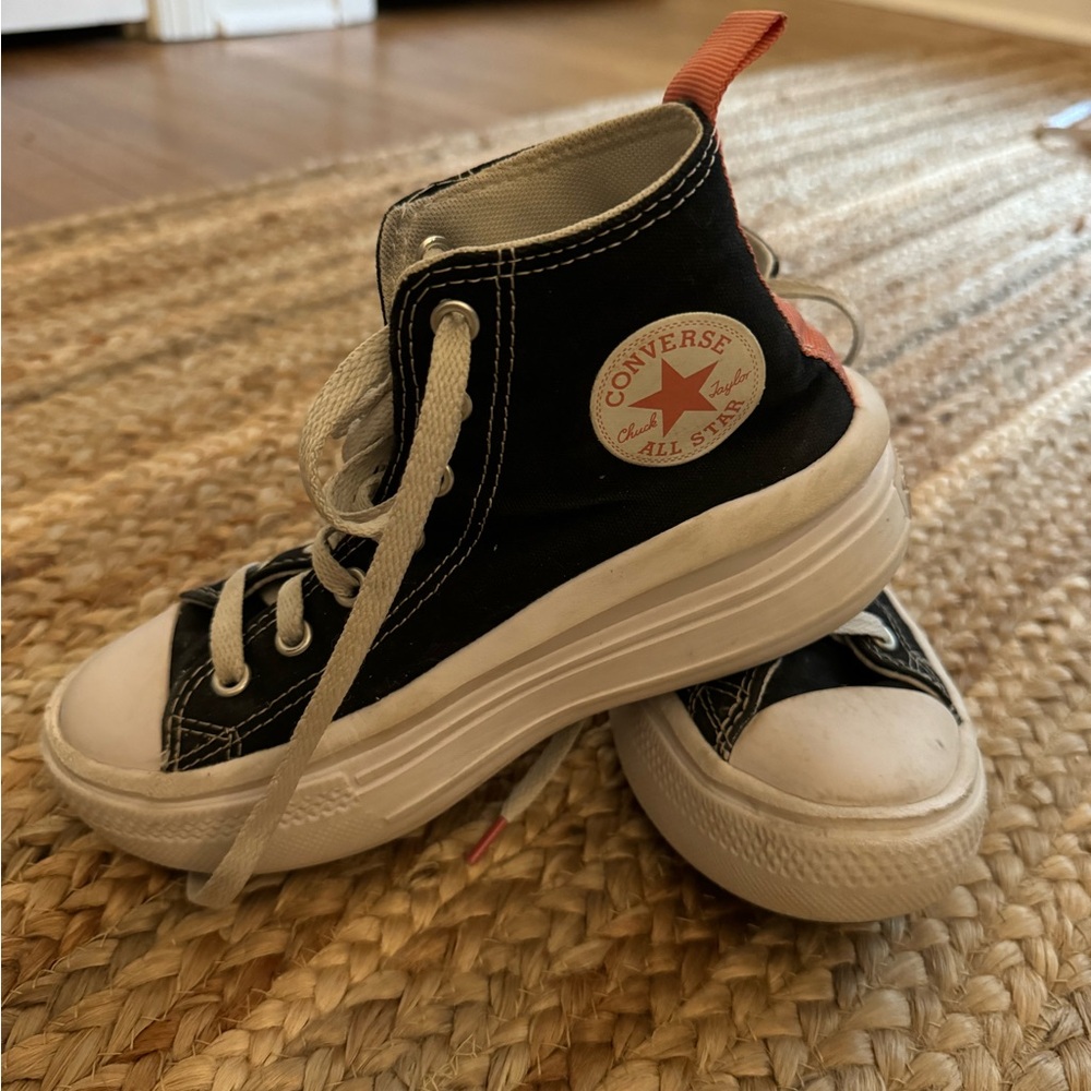 Girls Converse Platform High tops 2